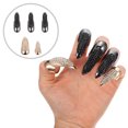 thumbnail image 4 of MasteelfCA 5pcs Finger Joint Rhinestone Rings Fashion Accessories Hand Joint Rings, 4 of 7