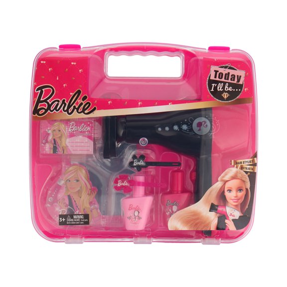 Barbie Maquillaje arbrex Valija con secador de pelo + 8 accesorios H125B