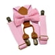 thumbnail image 2 of Accesorios de ropa con tirantes y pajarita para niños, tirantes de esmoquin para niños. Rosa, 2 of 9
