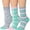FZ0012, variant on Colorfut Women's 3-Pairs Cozy Microfiber Anti-Skid Soft Colorful Patterned Fuzzy Crew Socks Slipper (with non-slip silicone grippers) FZ08-A