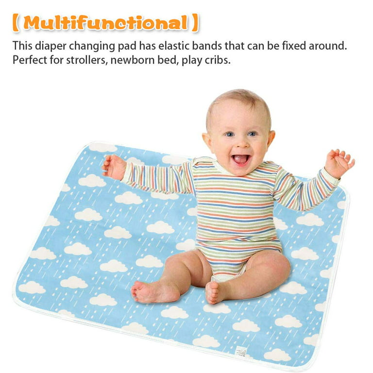 Baby Waterproof Washable And Reusable Mattress Pad For Toddler Children,  Bed Wetting Incontinence Pad, Newborn Portable Urine Pad