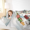 thumbnail image 4 of Homewish Teens Kawaii Snowman 2pcs Bedding Comforter Set,Happy New Year Twin Comforter Sets,Merry Christmas Breathable Bedding Set,Luxury Bedroom Decor,Reversible, 4 of 8