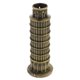 thumbnail image 1 of Estatua de estatuilla de inclinada , modelo coleccionable, Bronce L Zulema  Figura Torre inclinada de Pisa, 1 of 7