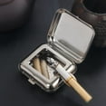 thumbnail image 6 of Portable Metal Ashtray Windproof Men's Small Ir.on Ashtray Outdoor Pocket Ashtray with Lid Mini Car Ashtray Home Ashtray for Car Men Outdoor, 6 of 8