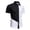 Black, variant on Men's Vintage Bowling Shirts Casual Short Sleeve Button Up Contrast Shirt Summer Color Block T-Shirts White