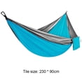 thumbnail image 2 of Hamaca para acampar - Hamaca portátil Hamaca individual o doble Accesorios para acampar al aire libre, 2 of 5