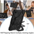 thumbnail image 6 of KOMI 2023 Galaxy Tab A9Plus 11-inch case, rugged and all-in-one case for Samsung Tab A9Plus silicone strap Strap Tablet cover PC Bracelet stand A9 X110 protective case, 6 of 7