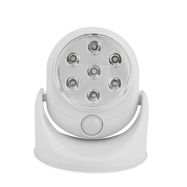 Motion Activated LED Light, 1 Pack Wireless Battery Operated Security Light with 360° Rotation, Indoor Outdoor Sensor Light for Porch, Patio