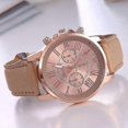 thumbnail image 2 of Women and Men Fashion Quartz Watches Leather Sports Casual Watch, 2 of 5