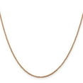 thumbnail image 2 of 14K Rose Gold Ropa Chain Necklace 18 inch 1.10 mm with Spring Ring Clasp 1.1, 2 of 4