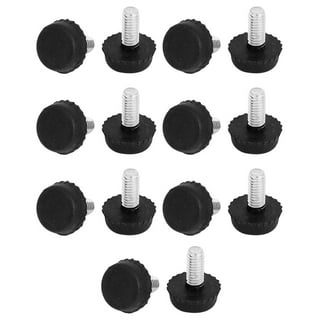 Base Male Threaded Furniture Chair Leveling Foot Glide 6 x 12mm 25pcs -  Black,Silver Tone - Bed Bath & Beyond - 33903976