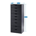 thumbnail image 4 of Naomi Home Adult 9-Drawer Dresser Chest with Shelves for Bedroom or Closet, White, 4 of 9