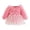 Pink, variant on Girl Romper Baby Girls Ruffle Bodysuit Knit Shirt Toddler Girl Jumpsuit Tops(Blue,70)