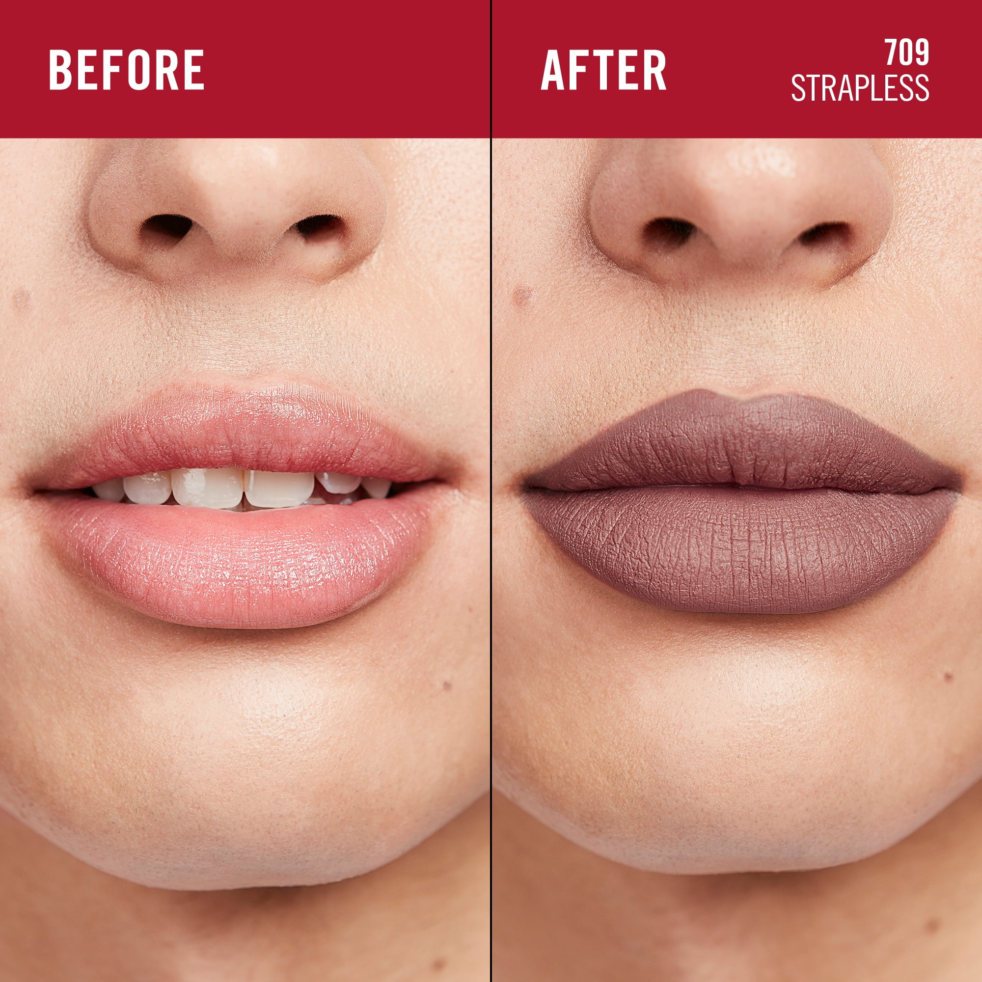 RIMMEL Lasting Mega Matte Liquid Lipstick, 709 Strapless, 0.25 fl oz
