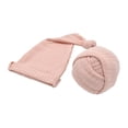 thumbnail image 2 of Newborn Photography Hat & Wraps Two-Piece Set (blue) 2 Pieces, 2 of 4