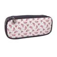 thumbnail image 2 of Lsque Watermelon Printed Big Capacity PU Leather Pencil Case Large Pencil Pouch Stationery Pen Bag Pencil Holder for Teen, 2 of 6