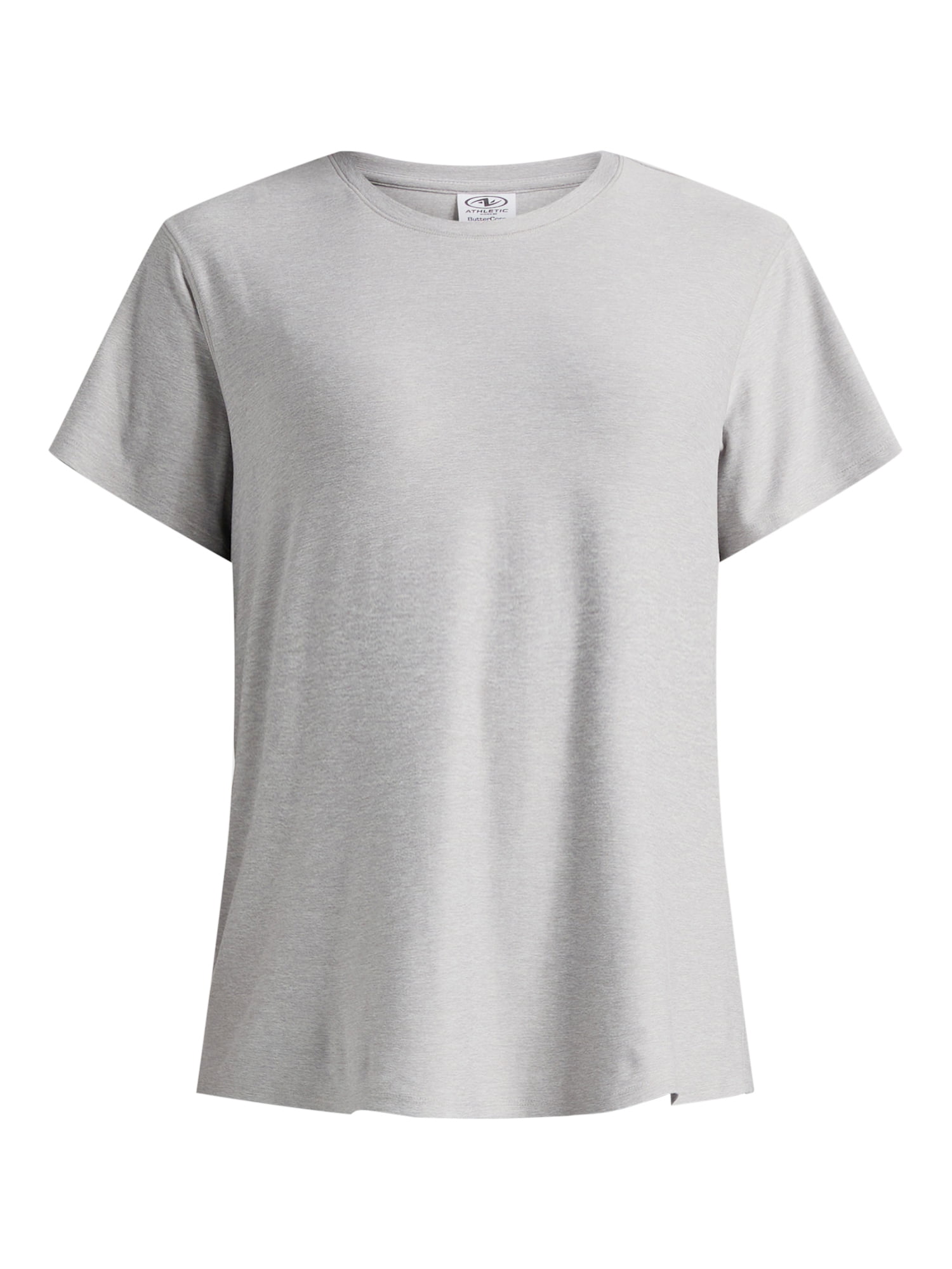 Athletic Works Women's and Women's Plus ButterCore Tee with Short Sleeves, Sizes XS-4X