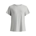 thumbnail image 2 of Athletic Works Women's and Women's Plus ButterCore Tee with Short Sleeves, Sizes XS-4X, 2 of 5