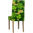 thumbnail image 2 of ZHANZZK Shamrock Clover Stretch Chair Cover Protector Seat Slipcover for Dining Room Hotel Wedding Party Set of 1, 2 of 5
