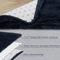 thumbnail image 5 of HOMERRY Shag Area Rug 3'x5' Soft Small Rectangle Carpet for Bedroom Living Room Dining Room Decorative Rugs, Navy Blue, 5 of 7