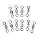 thumbnail image 1 of Pesca Swivels Rueda Conectador Eslabón Giratorio Sólidos de Cojinete de Deportes Pesca Cebos Señuelos 12 Soledad Swivels de pesca, 1 of 7