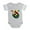Heather Gray, variant on CafePress - Vanuatu Football - Cute Infant Baby Football Bodysuit