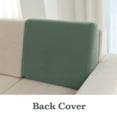 thumbnail image 4 of Sanmadrola Waterproof Couch Cushion Cover for Sectional Sofa,Slipcover Stain Resistant High Elasticity Wear-Resistant Striped Sofa Cover,Grayish Green Back Couch Cover S for Furniture, Children, Pets, 4 of 6