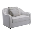 thumbnail image 2 of DeeHome ACME Mahler Chair w/2 Pillows in Beige Linen LV00580, 2 of 4