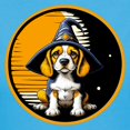 thumbnail image 3 of CafePress - Halloween Retro Beagle Witch T Shirt - Women's Traditional Fit Dark T-Shirt, 3 of 4