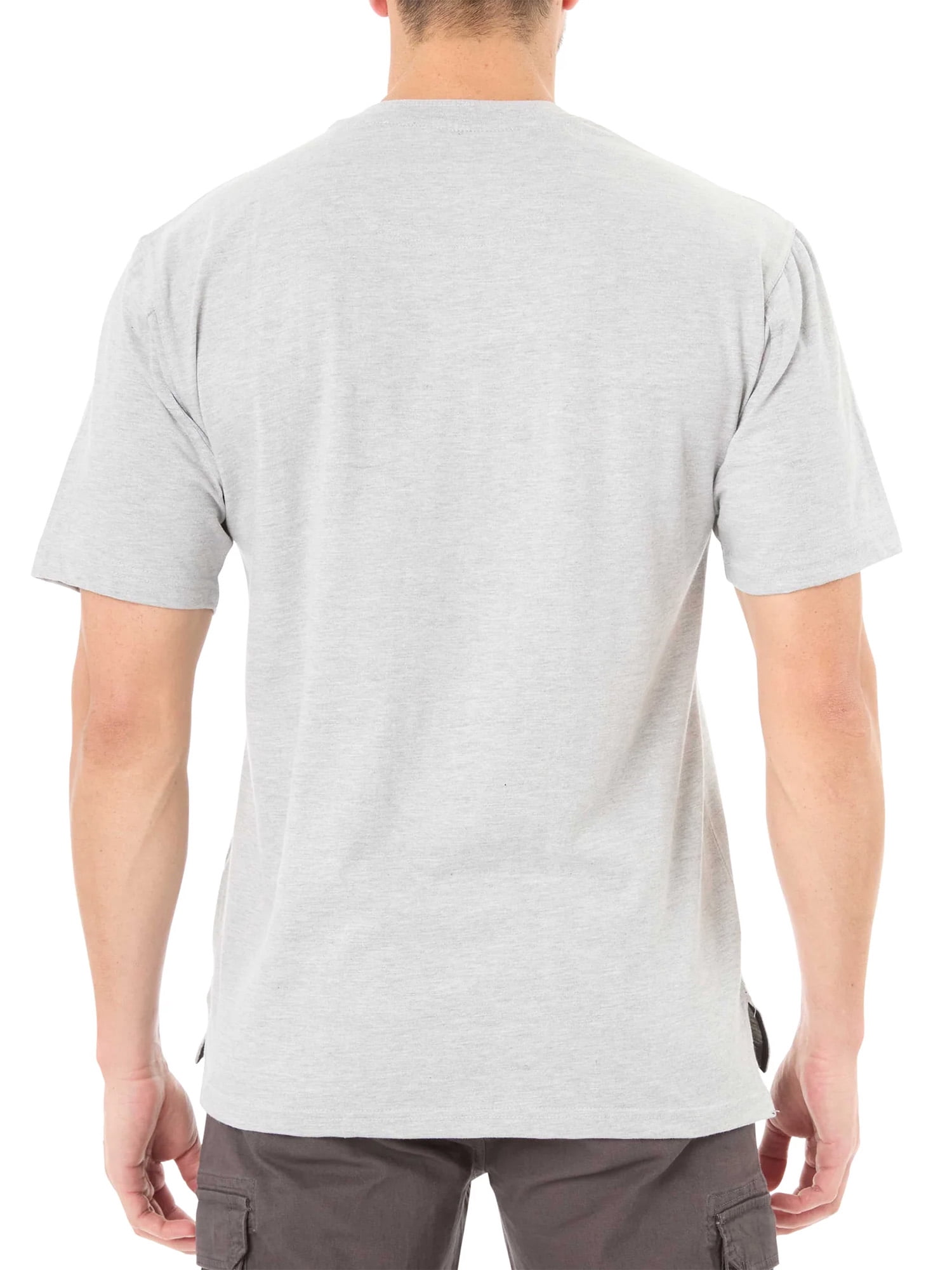 Wrangler Men's Big and Tall Button Henley T-Shirts , Big Size's up to 6XL and Tall Size's up to 5XT