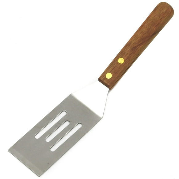 Espátula para galletas Chef Craft, acero inoxidable, mango de madera, 20 cm