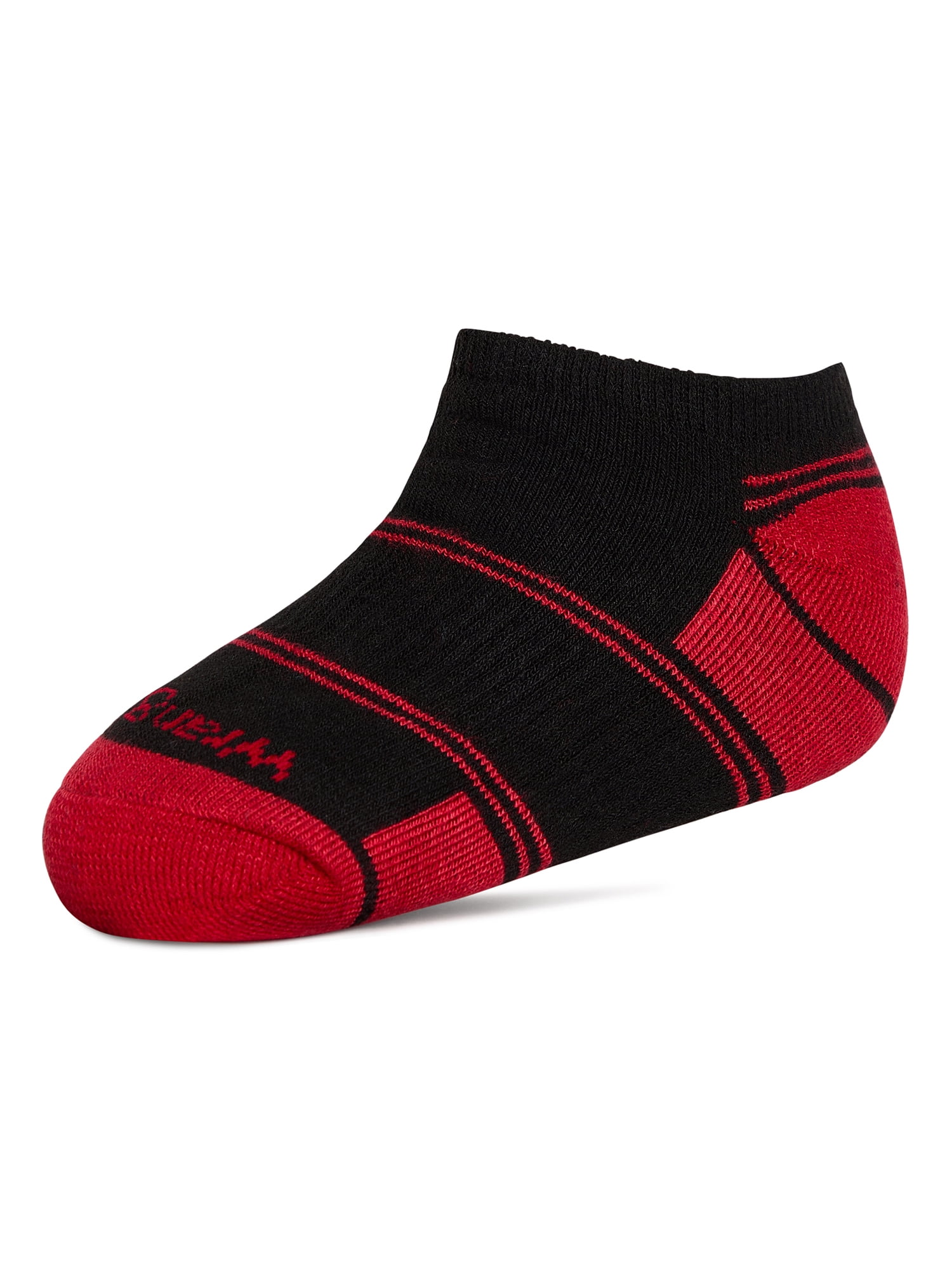 Wrangler Boys' Essentials Cool Comfort Low-Cut Boys Socks, Assorted Cushioned Kids Socks, Small, 6-Pack
