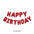 thumbnail image 2 of Inteprter Letrero de globo de feliz cumpleaños: inflado seguro y fácil Reutilizable y para colgar en la pared Amplia aplicación Kits de decoración para fiestas Rojo, 2 of 6