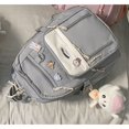 thumbnail image 5 of Mochila con bonitos accesorios, colgante de conejo, bolso grande y sencillo, cuidadosamente diseñado para un transporte cómodo, 5 of 5