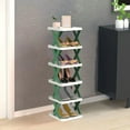thumbnail image 5 of SSZMDLB under $5 Fashion Storage Shelves, Scandinavian Style Multilayer Detachable Organizing Rack, DIY Simplistic Shoe Rack for Living Room Dormitory Bathroom Bedroom, 5 of 6
