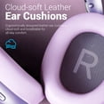 thumbnail image 5 of Mahipey Y01 Wireless Over-Ear Headphones with Active Noise Cancelling,Hi-Res Audio,48H Playtime,Foldable Design Bluetooth Headphones for iPhone/Samsung/Android/PC(Purple), 5 of 10