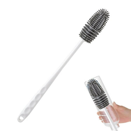 

Tohuu Soft Bottle Cleaner Brush Long Handle Silicone Bottle Brush Bottle Glass Cup Washing Kitchen Cleaning Tools For Cleaning Sports Bottles Bottles admired
