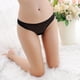 thumbnail image 4 of Ropa interior de mujer ultrafina de una pieza de malla sin costuras de color sólido sexy de cintura baja, 4 of 6