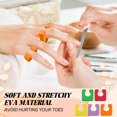 thumbnail image 4 of Separadores de dedos Tewloss, 600 unidades, unisex, de espuma suave, multicolor, 4 of 7