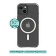thumbnail image 2 of onn. MagSafe Compatible Phone Case for iPhone 16e / iPhone 15 / iPhone 14 / iPhone 13 - Clear, 2 of 7
