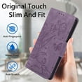 thumbnail image 7 of for Samsung Galaxy S22 Wallet Case, [RFID Blocking] Card Holder Kickstand PU Leather Flip Wallet Phone Case Shockproof Protective Cover Compatible with Samsung Galaxy S22, Purple, 7 of 7