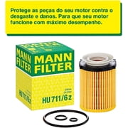 Mann-Hummel HU 711/6 Z - Oil Filter Element - Metal Free Fits select: 2018-2022 MERCEDES-BENZ GLC, 2015-2021 MERCEDES-BENZ C