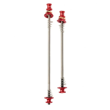 Road Skewers - Lixada 2Pcs Ultralight Bicycle Skewers Quick Release Titanium Axle QR Skewer Mountain Road Bike Bicycle Cycling MTB Wheel Hub Skewers