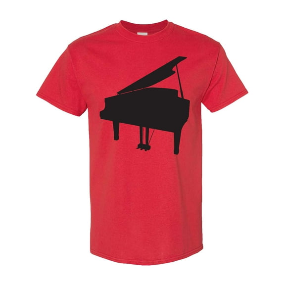 Inktastic Piano Silhouette T-Shirt