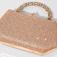 thumbnail image 4 of Sophisticated Rhinestones Embellished Evening Bag Spacious Interior Handbag For Essential For Fashionable Women, 4 of 9