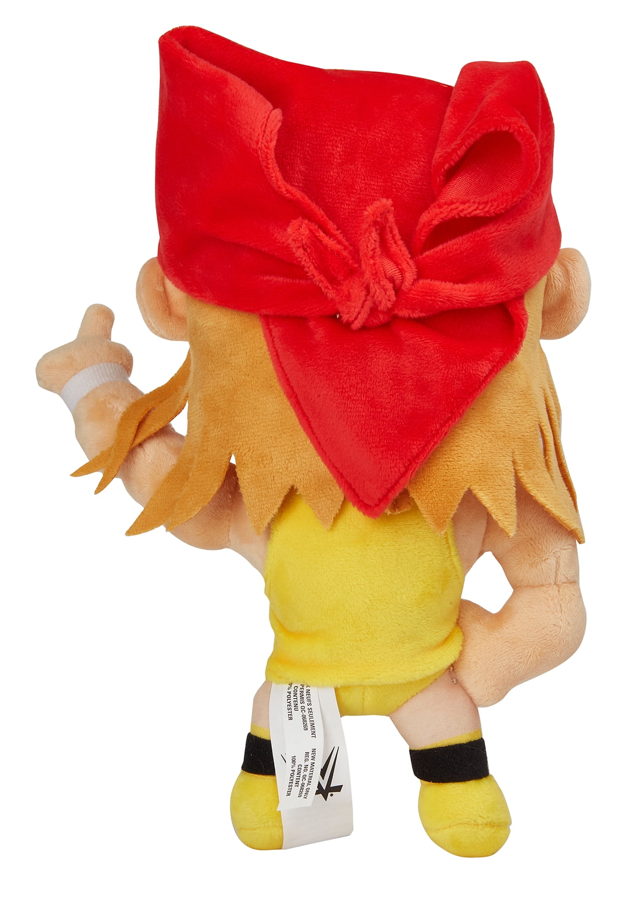 WWE 9" Plush Classic Hulk Hogan, Stuffed Action Figure, Children Ages 3+(Selections May Vary)