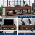 thumbnail image 3 of Sauder River Ranch Credenza For TVs up to 75" Grand Walnut finish, 3 of 14