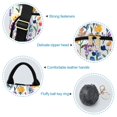 thumbnail image 7 of FORMRS Women's Travel Backpack Purse Anti-Theft Hidden Pockets Casual Shoulder Bag, Purple Wildflower Pattern, 7 of 7