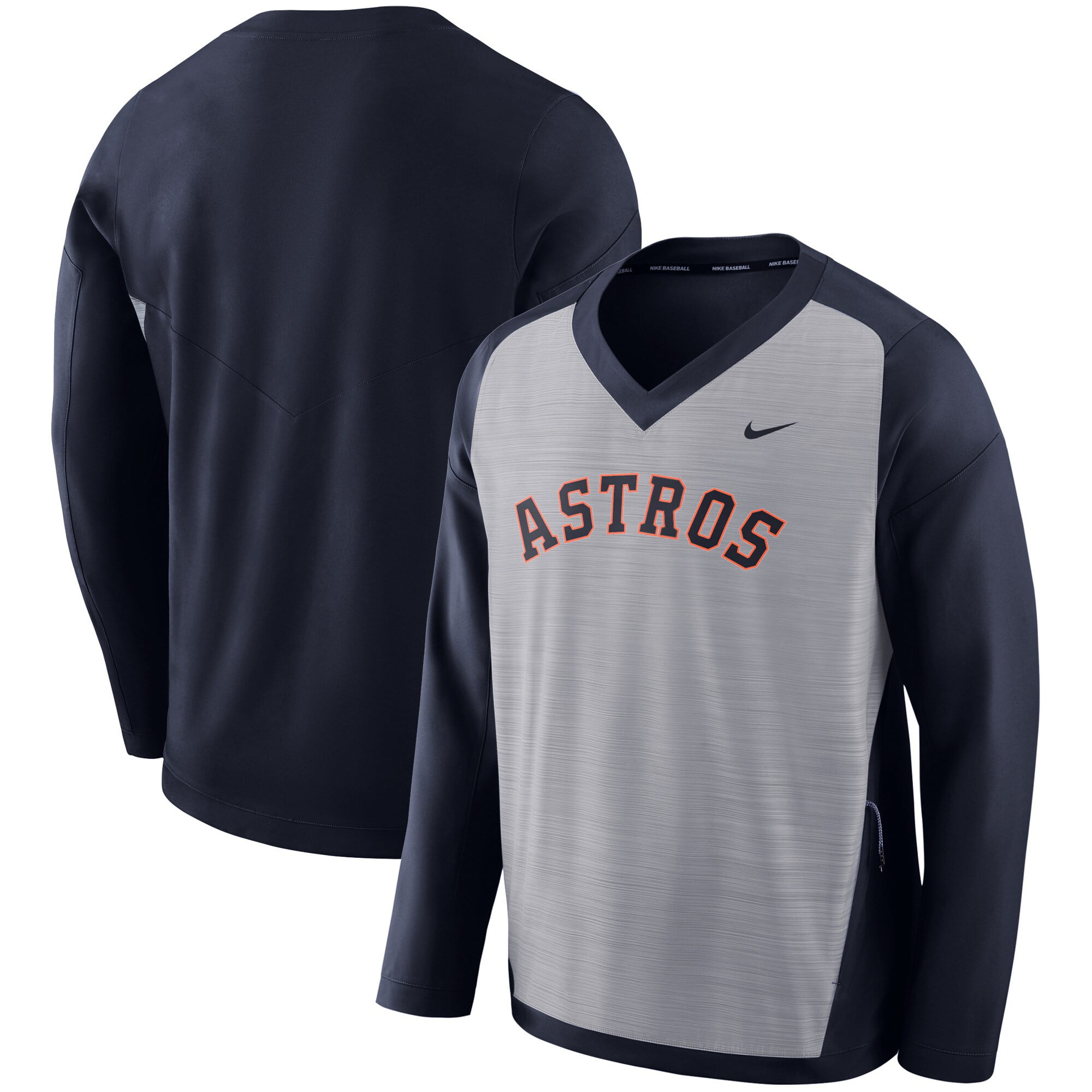 Houston Astros Nike Performance Pullover Windshirt - Gray - Walmart.com ...