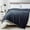 Jacquard-navy, variant on Navy Throw Blanket Textured Solid Soft Sofa Couch Decorative Knitted Blanket, 50" x 60" Navy